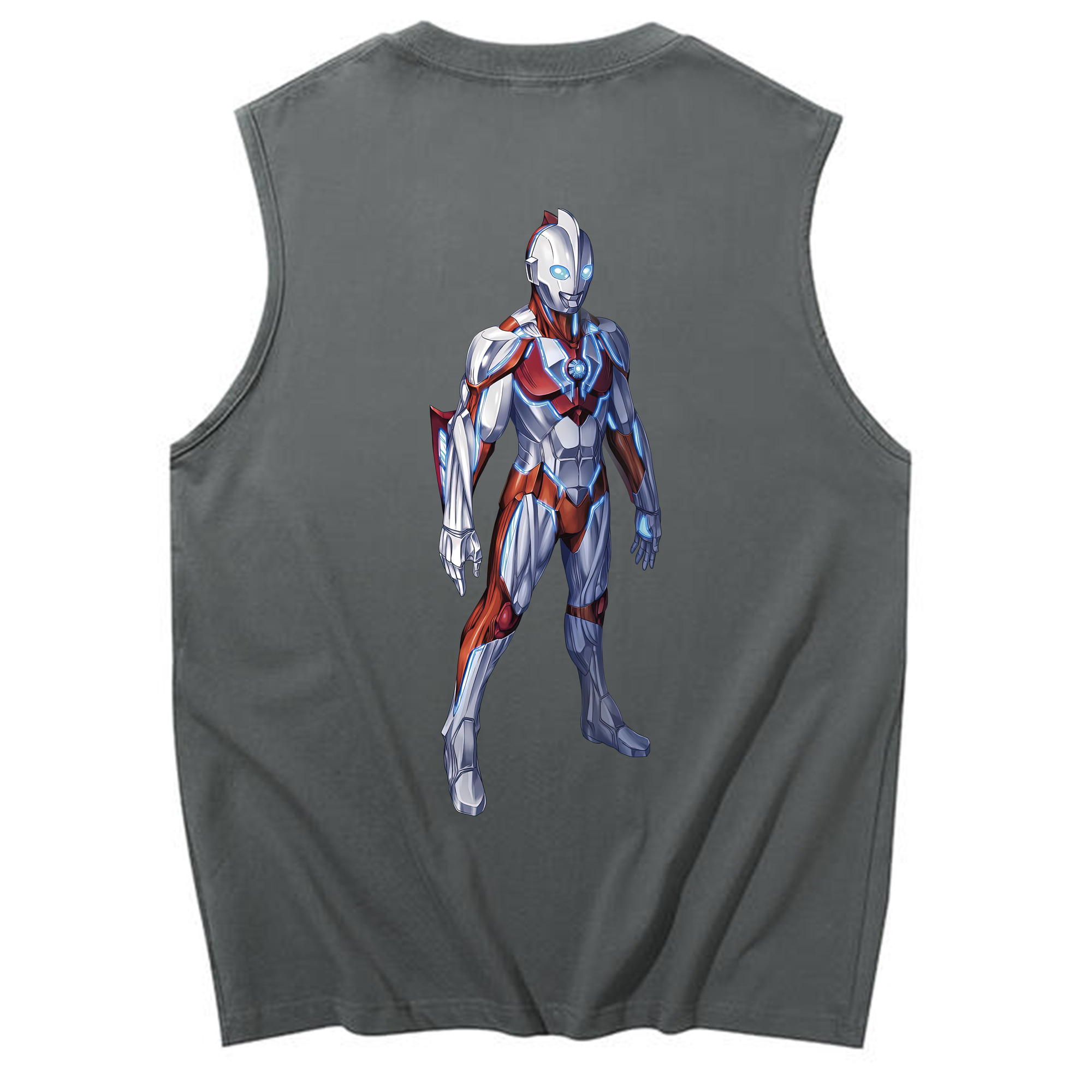 （画像用） ウルトラマン Ultraman コットン100％タンクトップ（背面プリント）